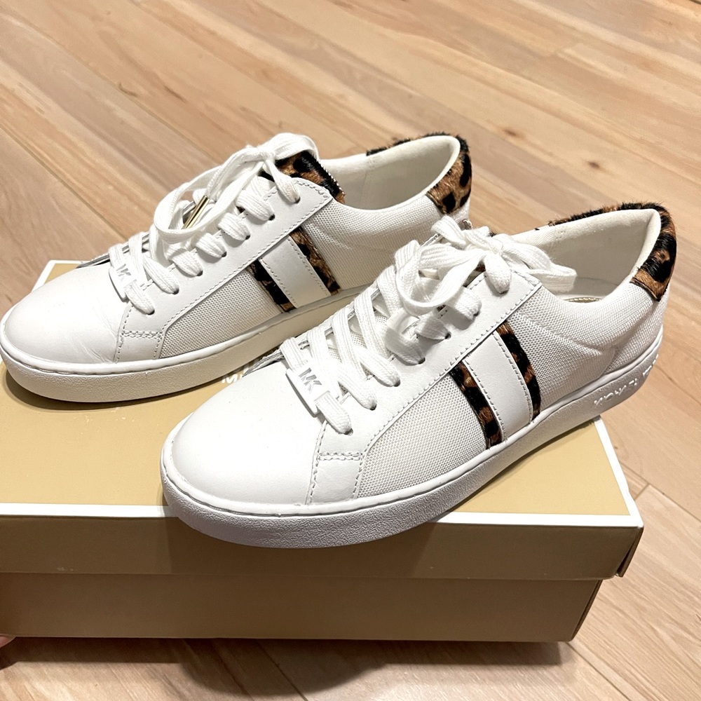 MICHAEL Michael kors Irving cheetah print sneakers